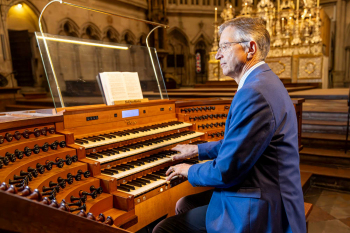 Zdjęcie organisty Franza Josefa Stoibera